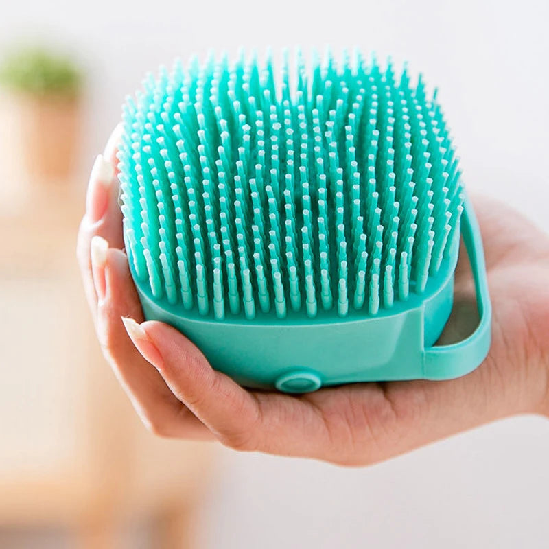 Silicone Pet Bathing Brush Gentle Grooming for Pets
