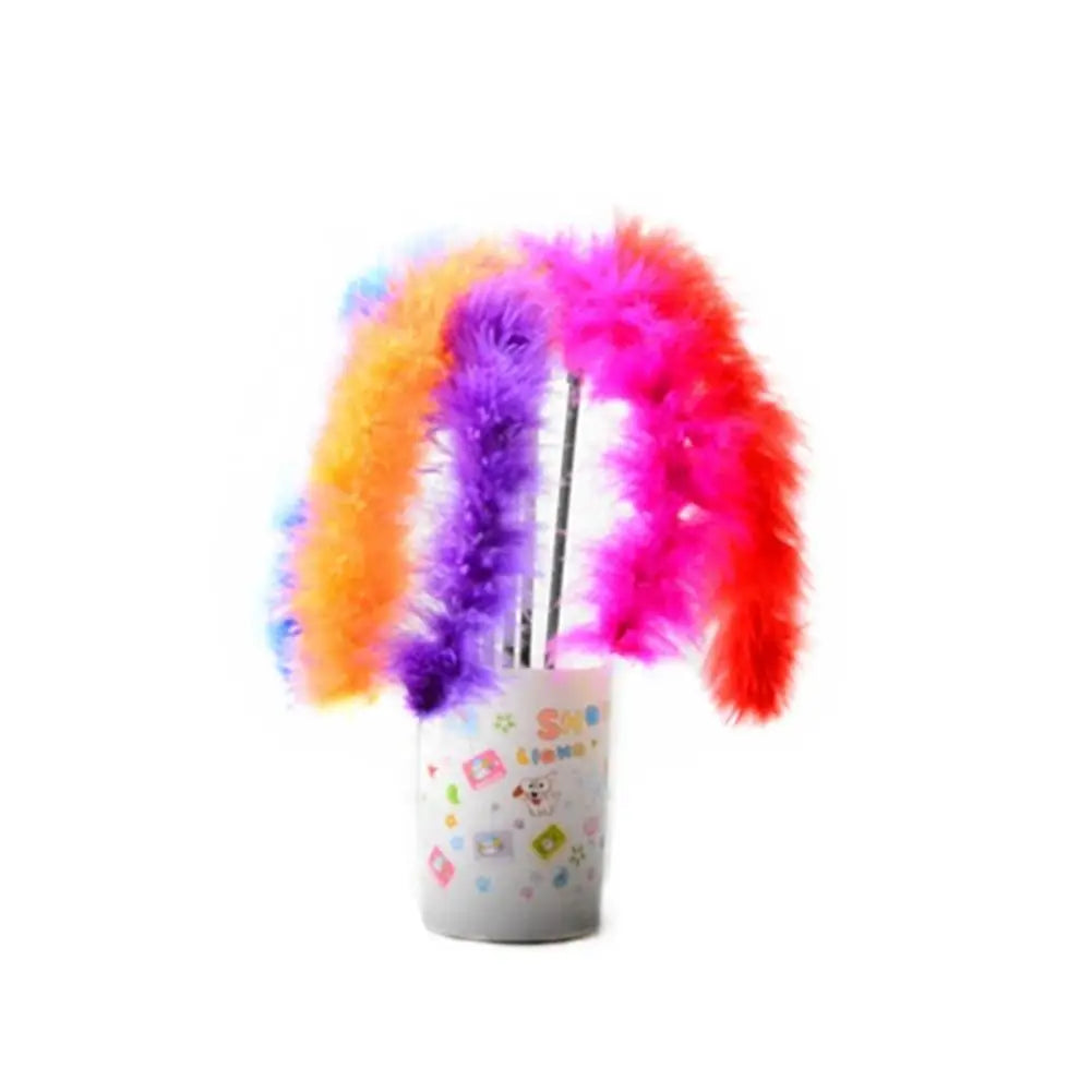 interactive cat toy wand with feather