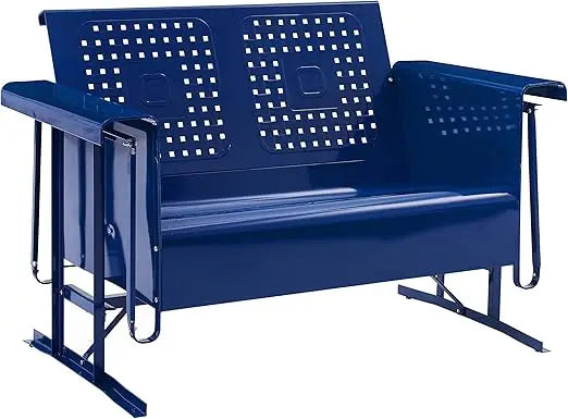 Outdoor Loveseat Glider Bench for 2-Person