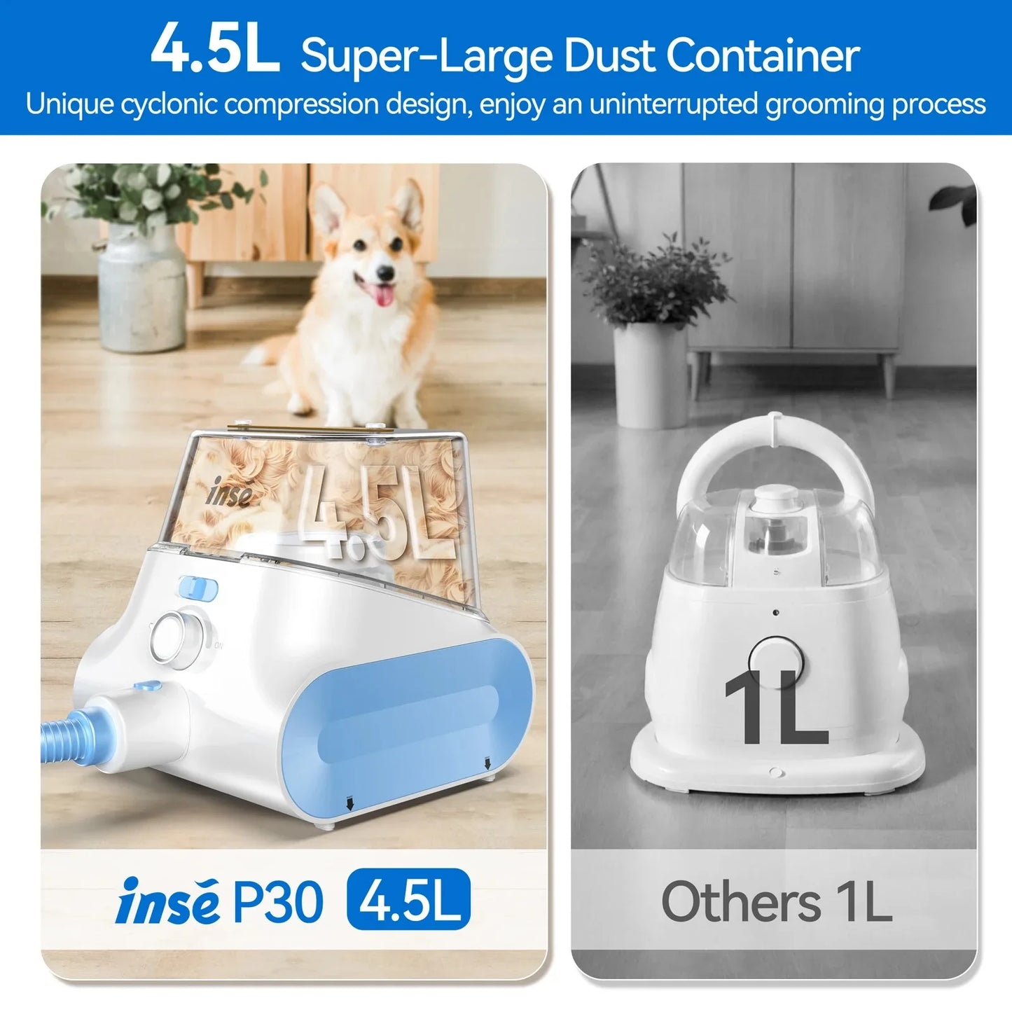 Dog Grooming Vacuum Low Noise Pet Kits