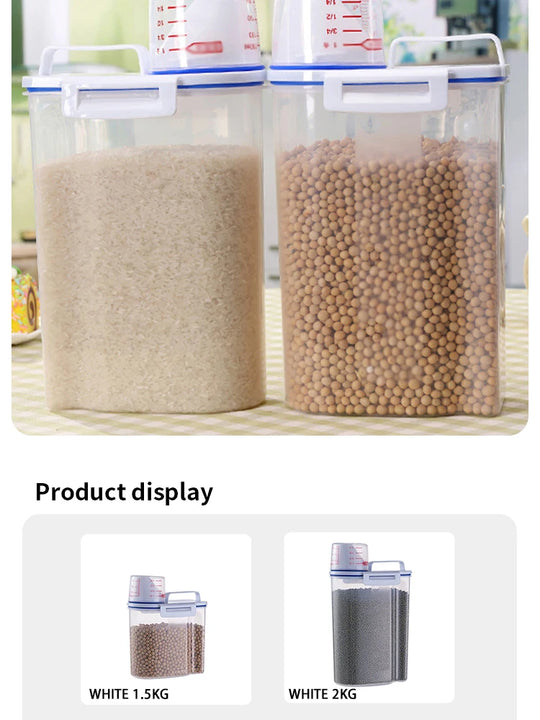 airtight pet food storage container