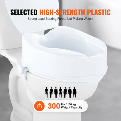 Raised Toilet Seat for Elderly