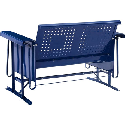Outdoor Loveseat Glider Bench for 2-Person