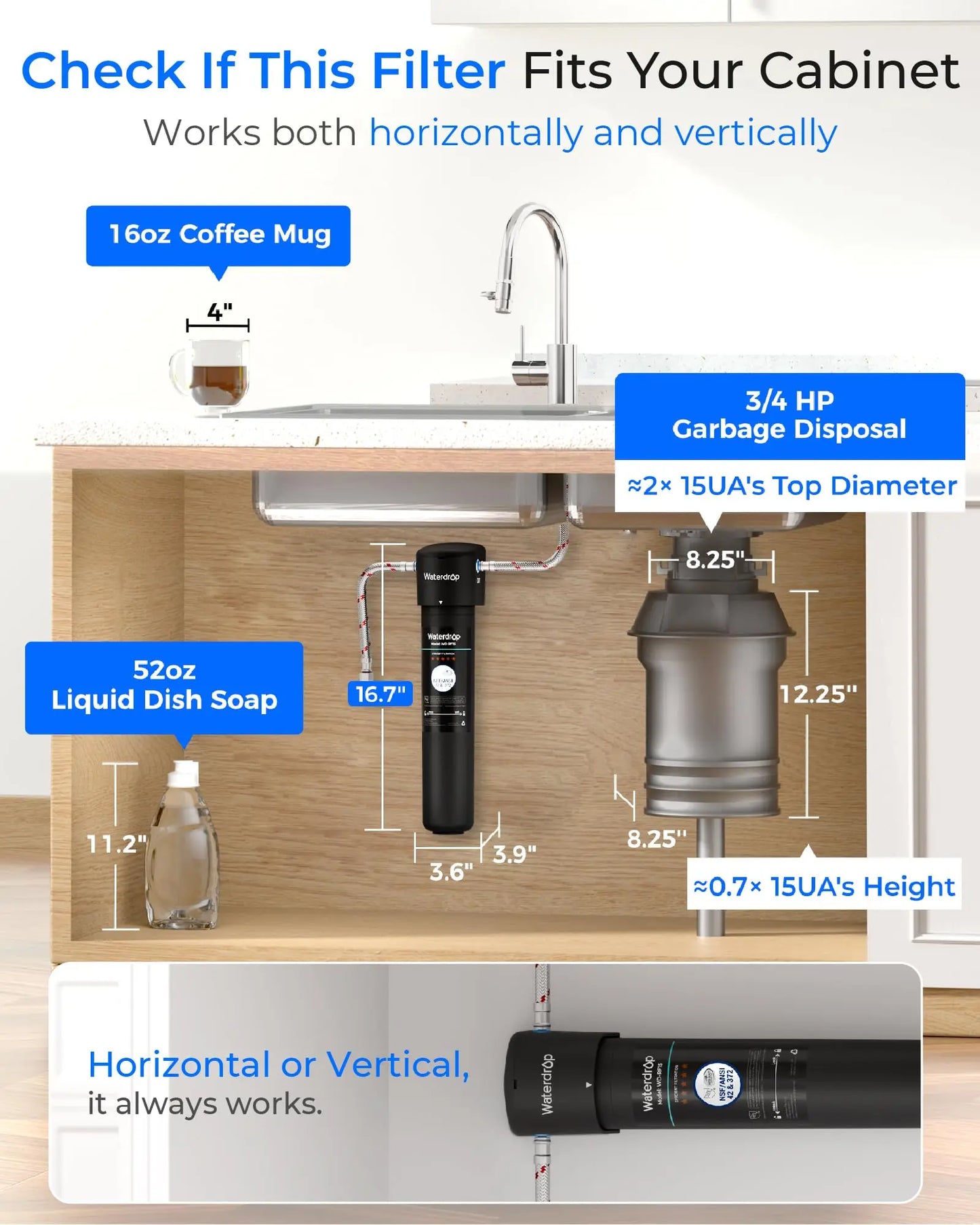 Under Sink Water Filter System, 2 Years