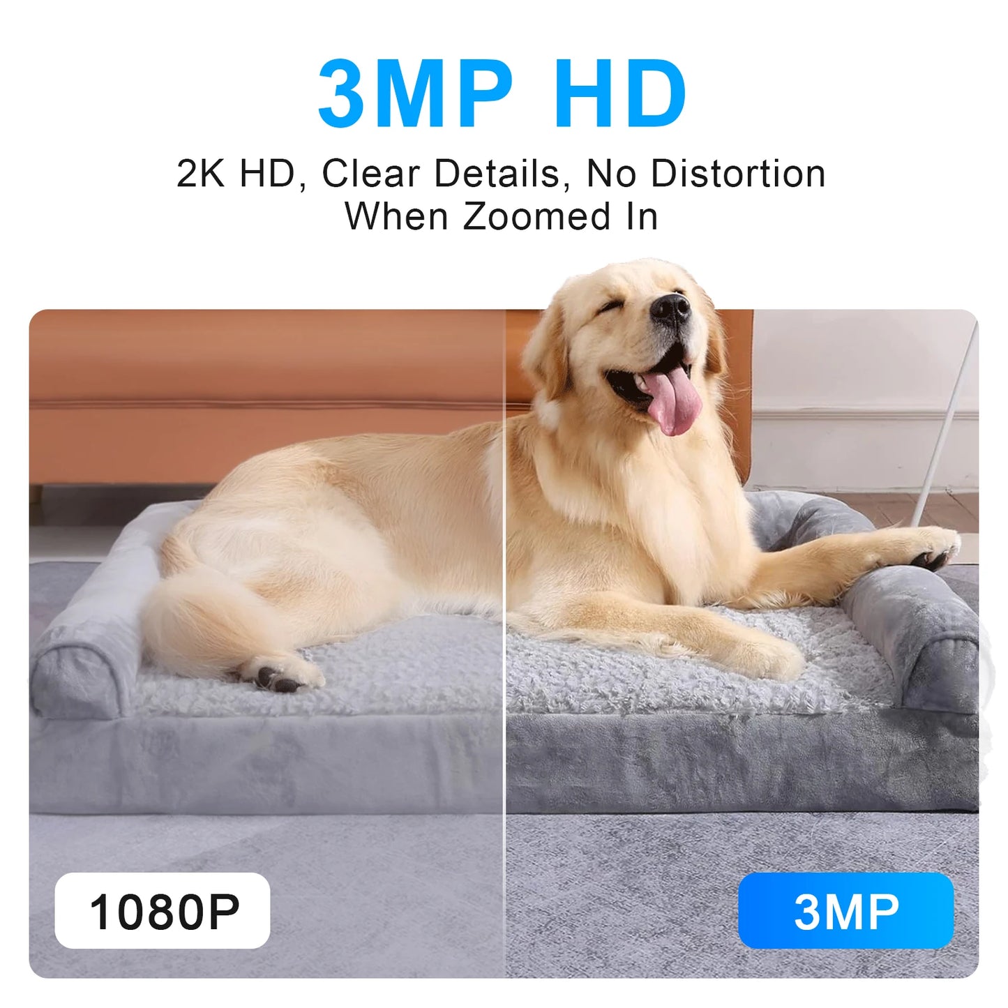 Robot Camera Wi-Fi 3MP Indoor Home Security