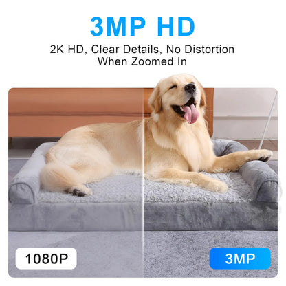 Robot Camera Wi-Fi 3MP Indoor Home Security