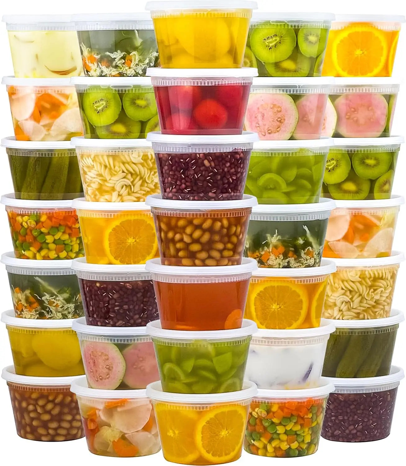 50-Pack 16 oz Leak-Proof Food Storage Containers