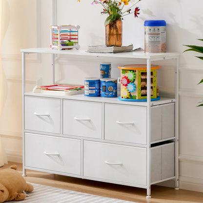 TV Stand Dresser for Bedroom with Storage