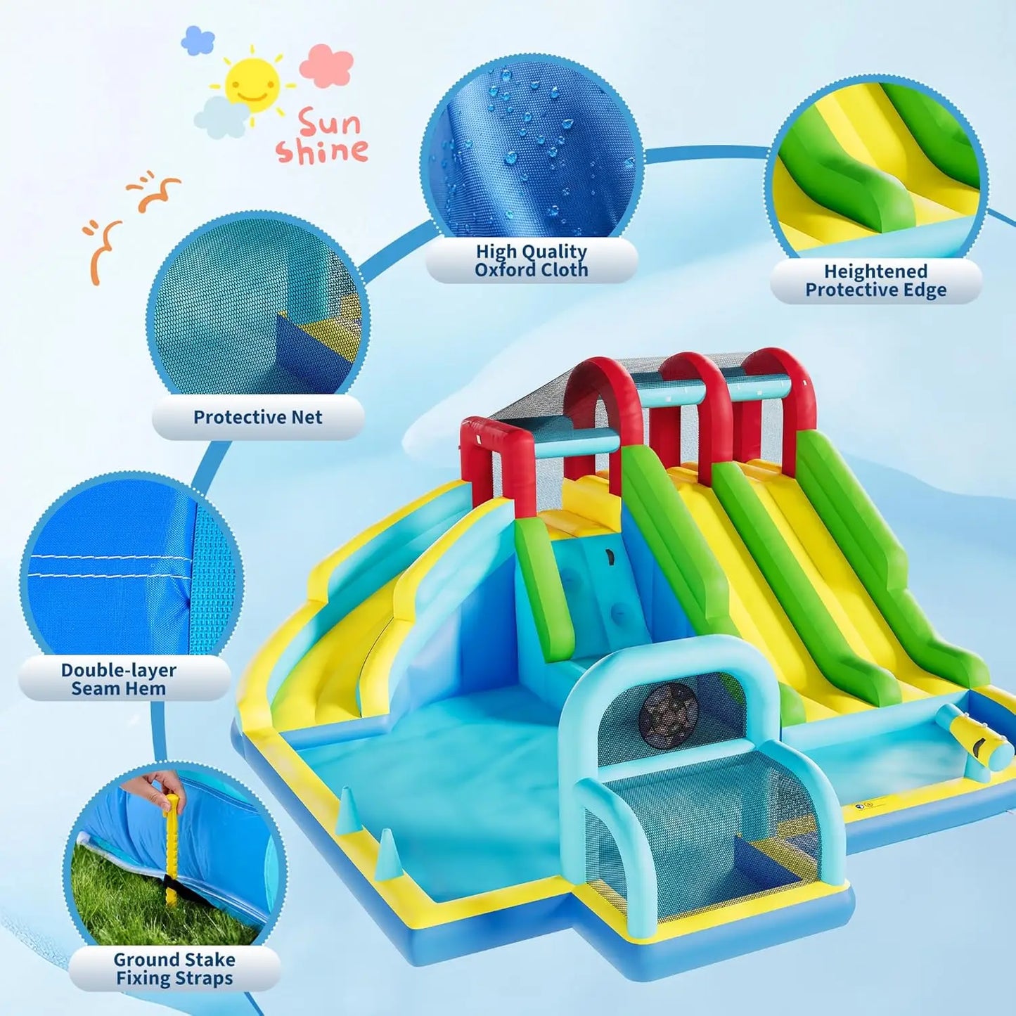 Inflatable Bounce House with Blower