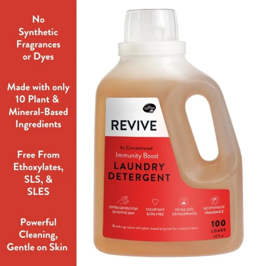 Immunity Boost Liquid Laundry Detergent 50 oz