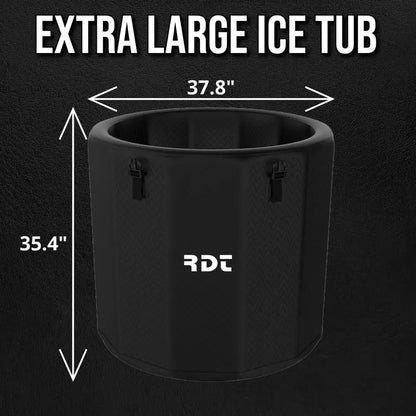 Portable Ice Plunge Tub with Inflatable Lid