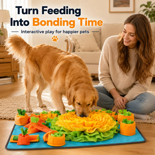 dog snuffle mat for mental stimulation
