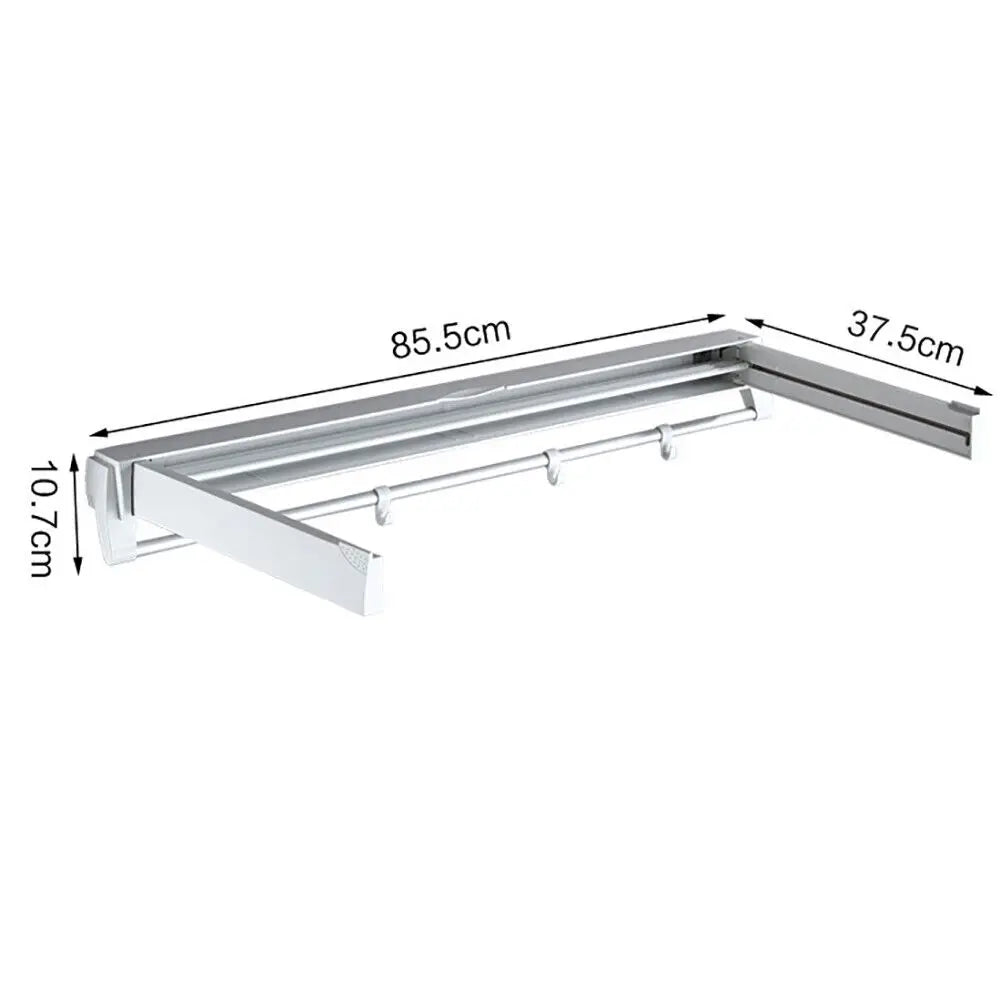 Wall-Mounted Laundry Drying Rack