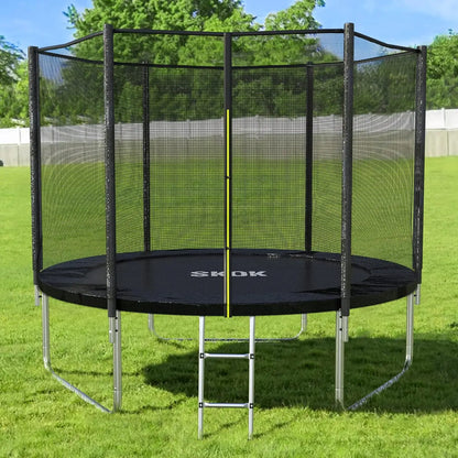 Outdoor Trampoline with Safety Enclosure Net