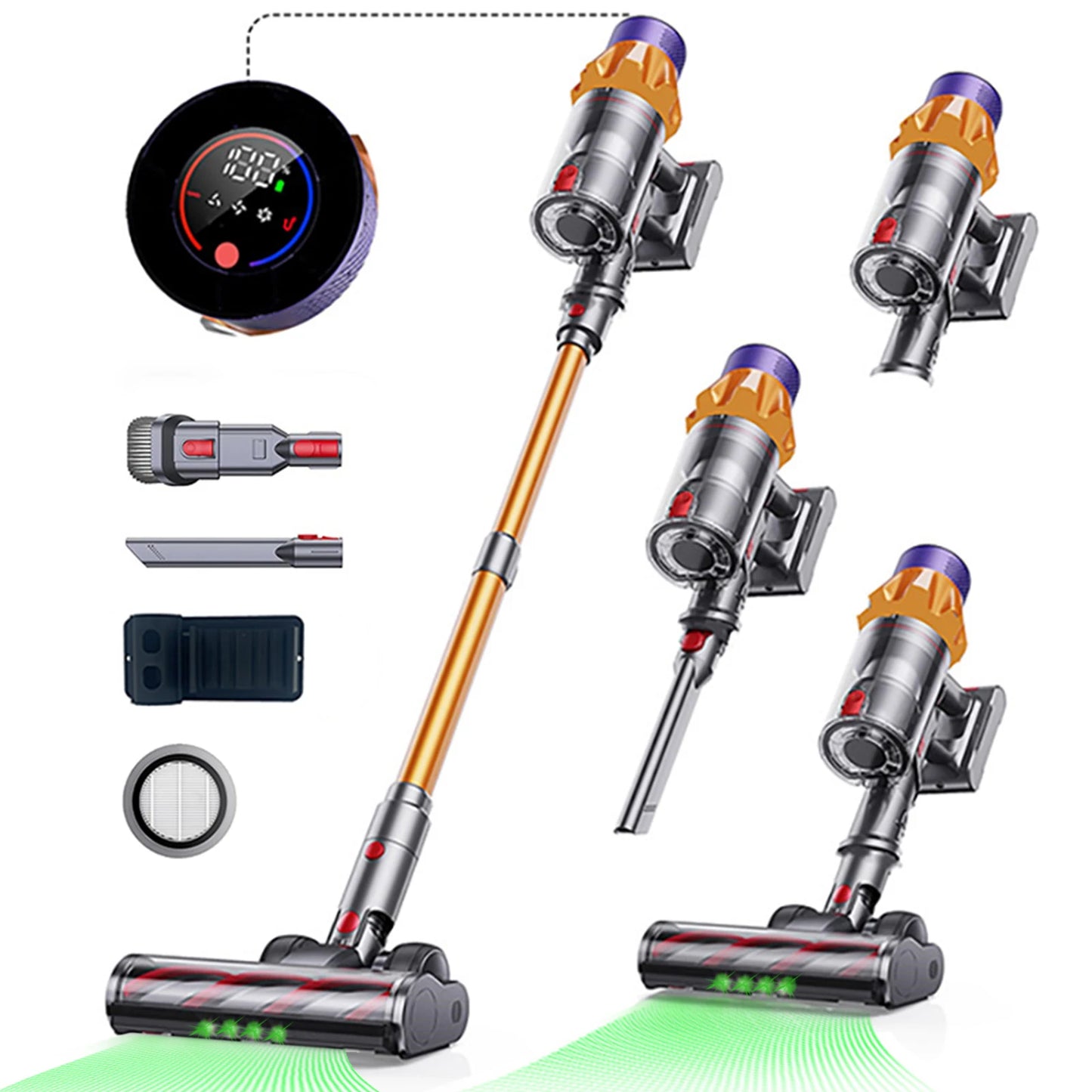 Cordless Home Vacuum Cleaner with Brushless Motor