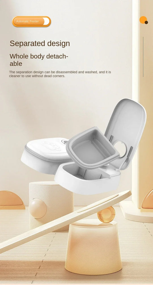automatic dog cat feeder water bowl