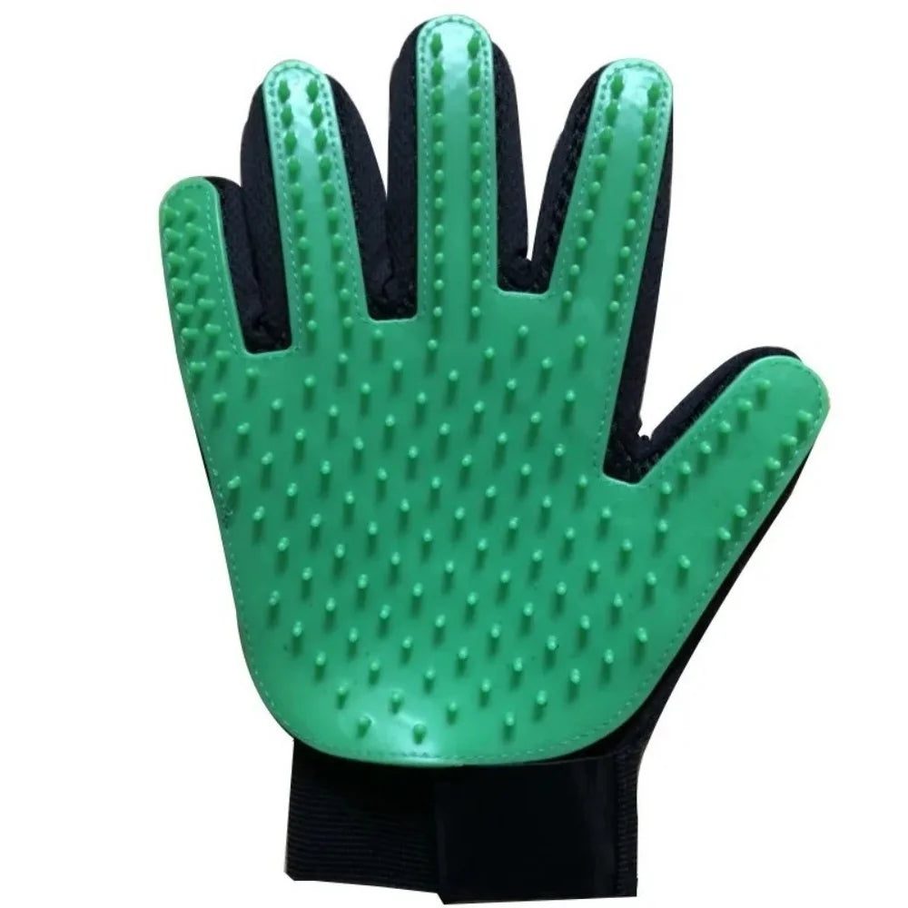 pet grooming glove deshedding tool