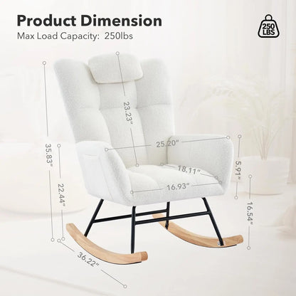 Rocking Chairs with Side Pocket