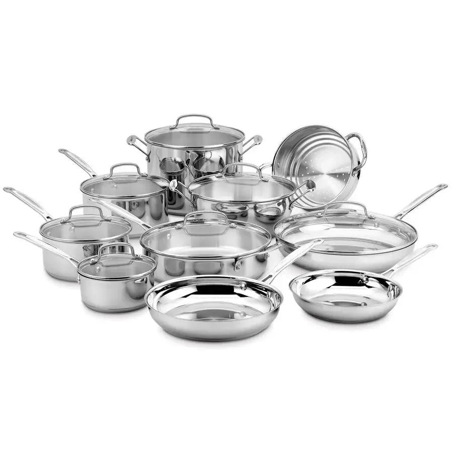 Stainless Steel Cookware Set with Pure Aluminum Core