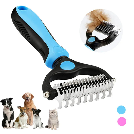 self cleaning deshedding brush for pets