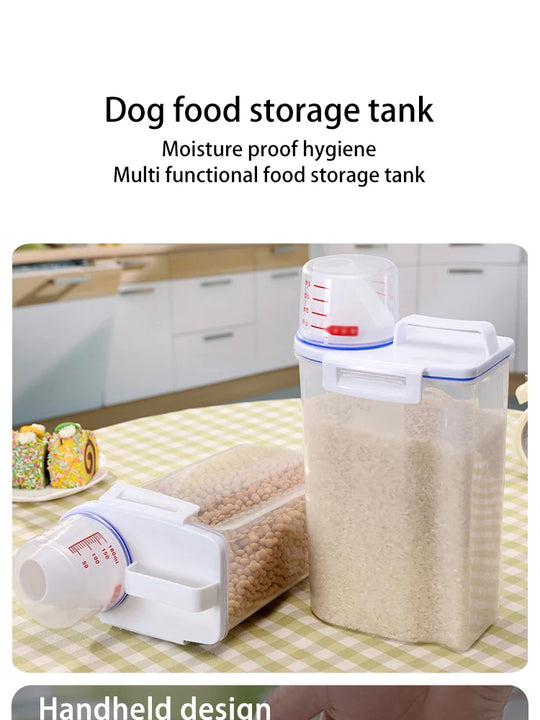 airtight pet food storage container