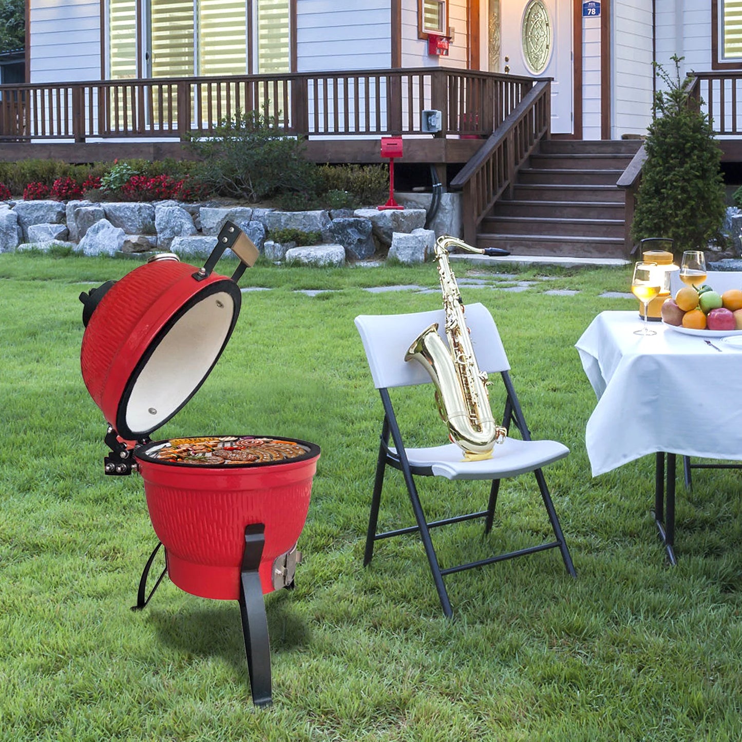 Outdoor Smoker for Barbecue