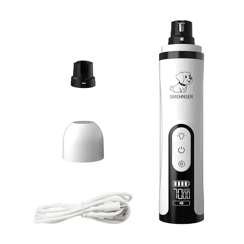 electric pet nail grinder With LED Light