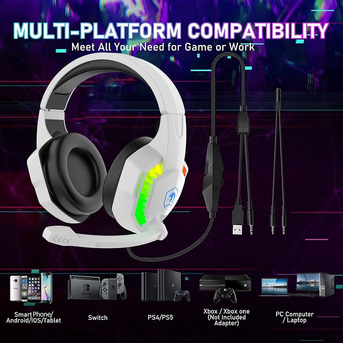Gaming Combo Set, Keyboard, Mouse, Headset, Mouse Pad