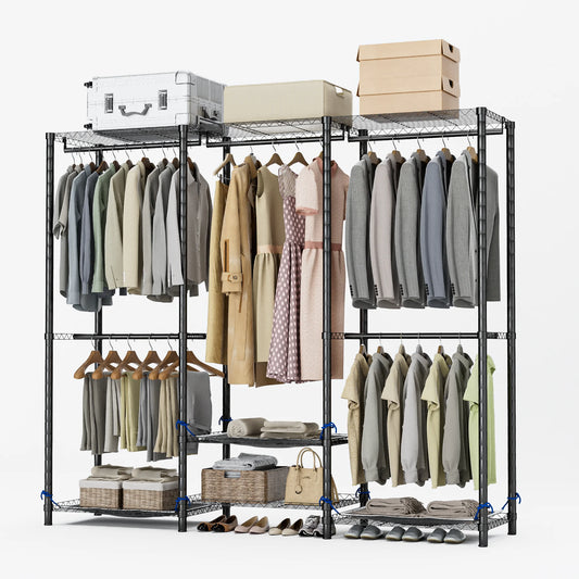 Clothes Storage Rack, Freestanding, Heavy Duty, 960 lb.