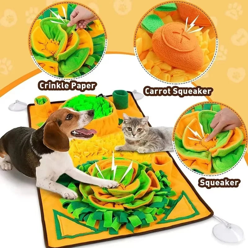 dog snuffle mat for mental stimulation