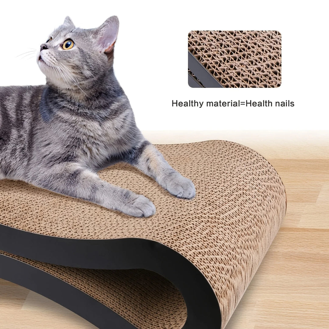 recycled cardboard cat scratch pad
