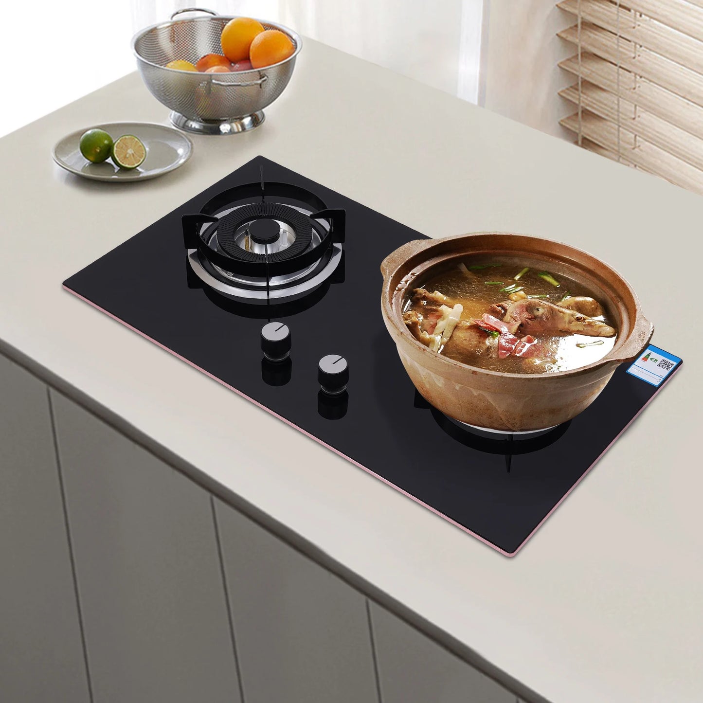 Dual-purpose Burners with Tempered Glass