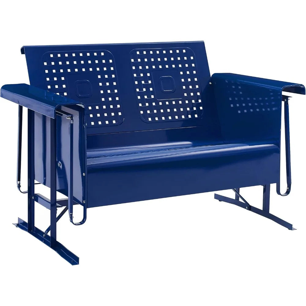 Outdoor Loveseat Glider Bench for 2-Person