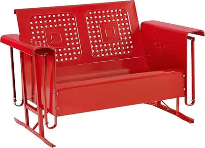 Outdoor Loveseat Glider Bench for 2-Person
