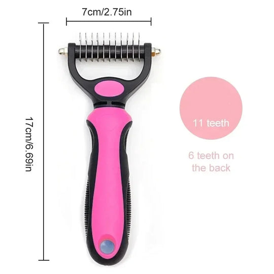 self cleaning deshedding brush for pets