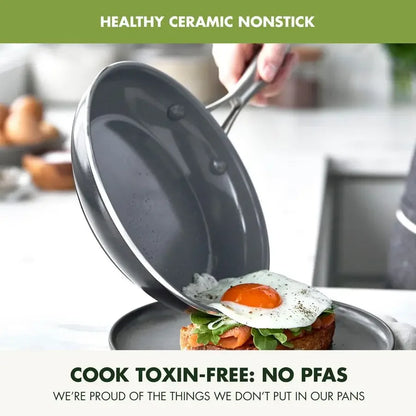 Ceramic Cookware Set, BUILT FOR OVEN COOKING
