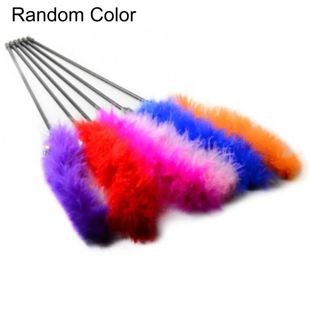 interactive cat toy wand with feather