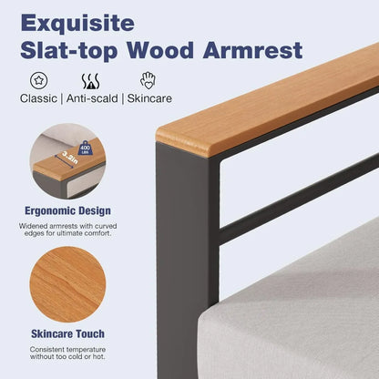 Aluminum Patio Furniture with Washable Thick Cushions