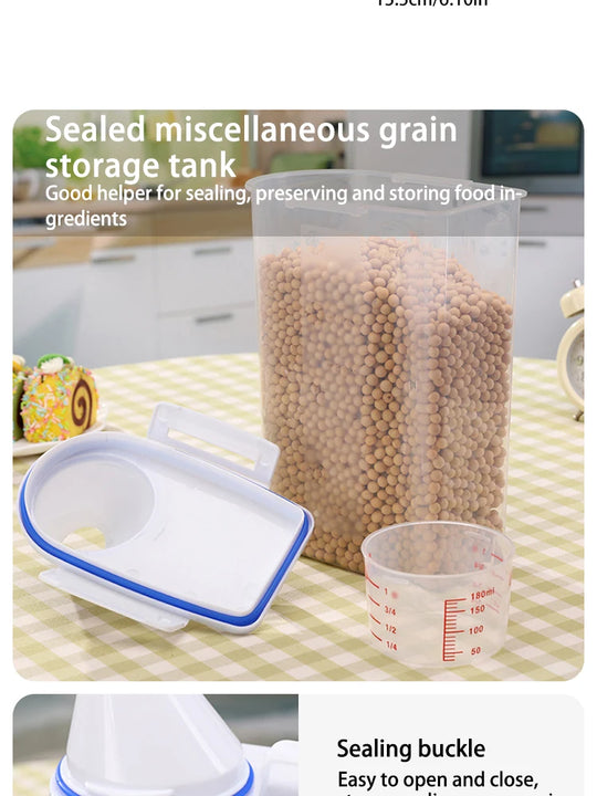 airtight pet food storage container