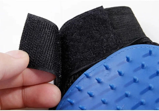 pet grooming glove deshedding tool