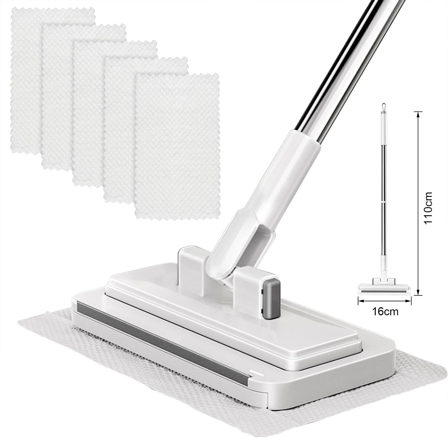 Dust Cleaner Snap Grip Flat Mops with Locking Head