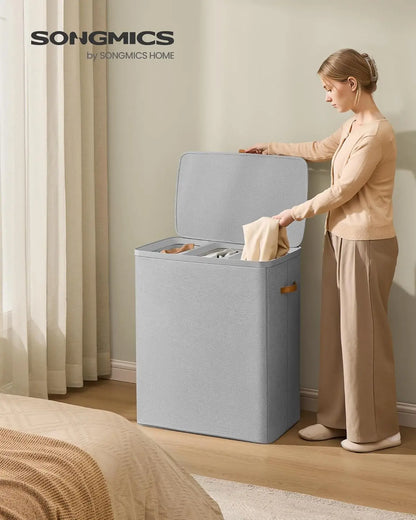 Laundry Sorter with 3-Compartment