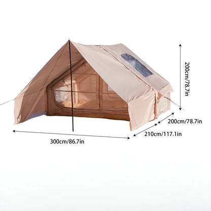 Camping Tent Large Inflatable with Skylight