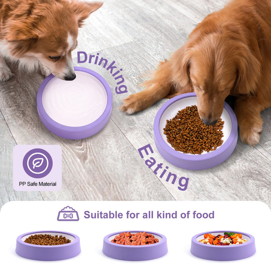 non slip slow feeder dog bowls