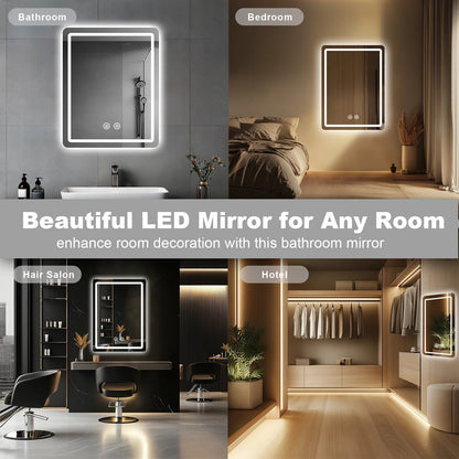 LED Bathroom Vanity Mirror with Backlit Lights