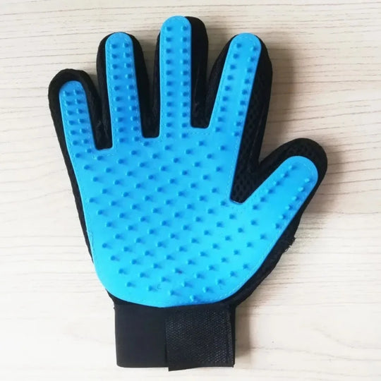 pet grooming glove deshedding tool