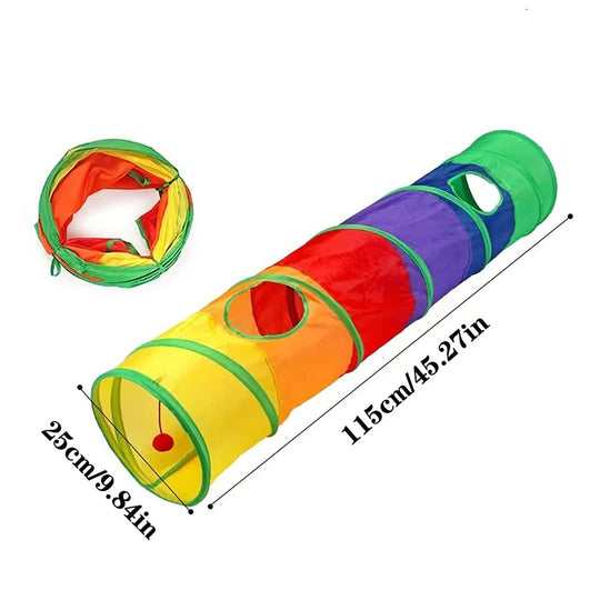 Cat Tunnel Tube Foldable Cat Toys Kitty Training