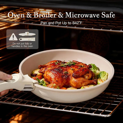 Ceramic Cookware Set for RV Camping
