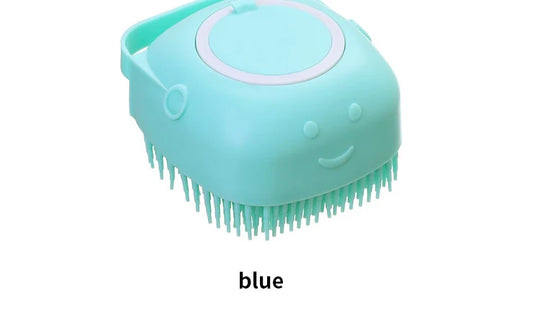 Silicone Pet Bathing Brush Gentle Grooming for Pets
