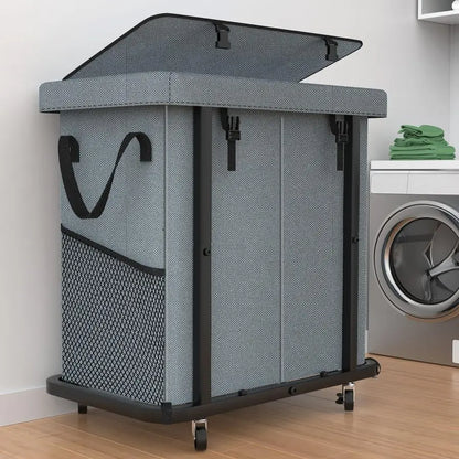 High Grade Large Laundry Basket with Wheels